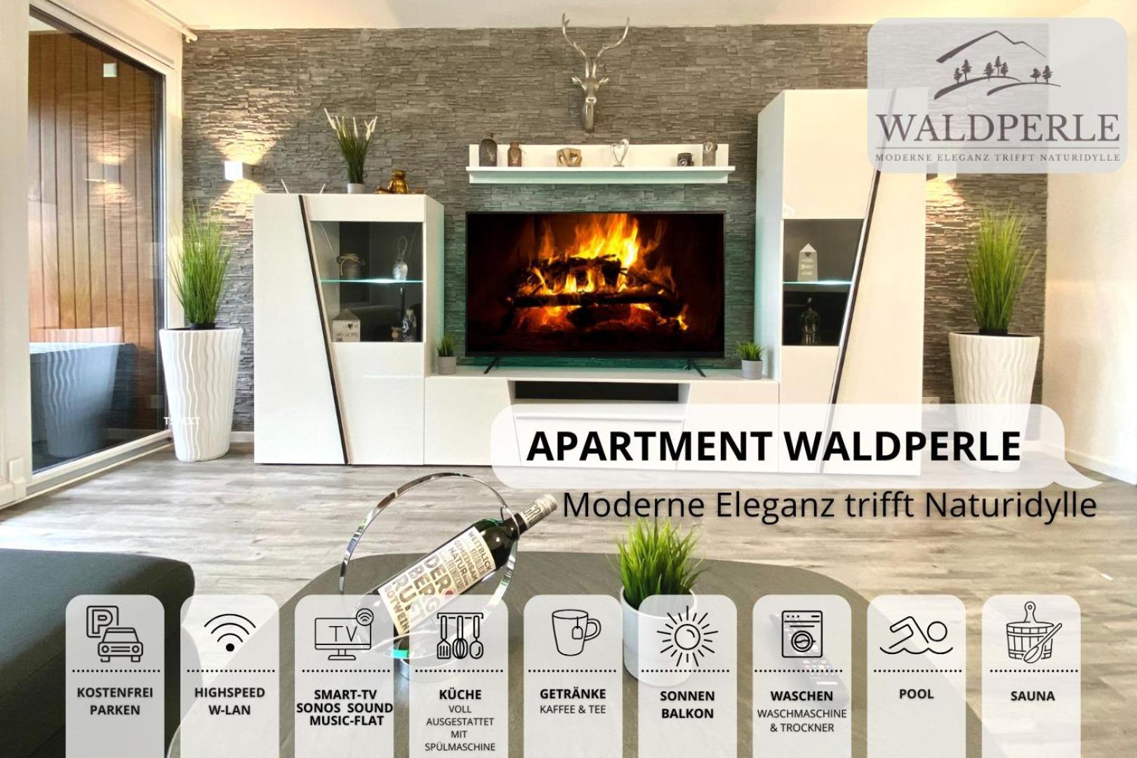 Exklusives 5-Sterne Apartment Waldperle Mit Indoor-Pool, Sauna, Top Lage Und Ausblick In Die Natur, Hunde Willkommen Schonach im Schwarzwald Exterior foto